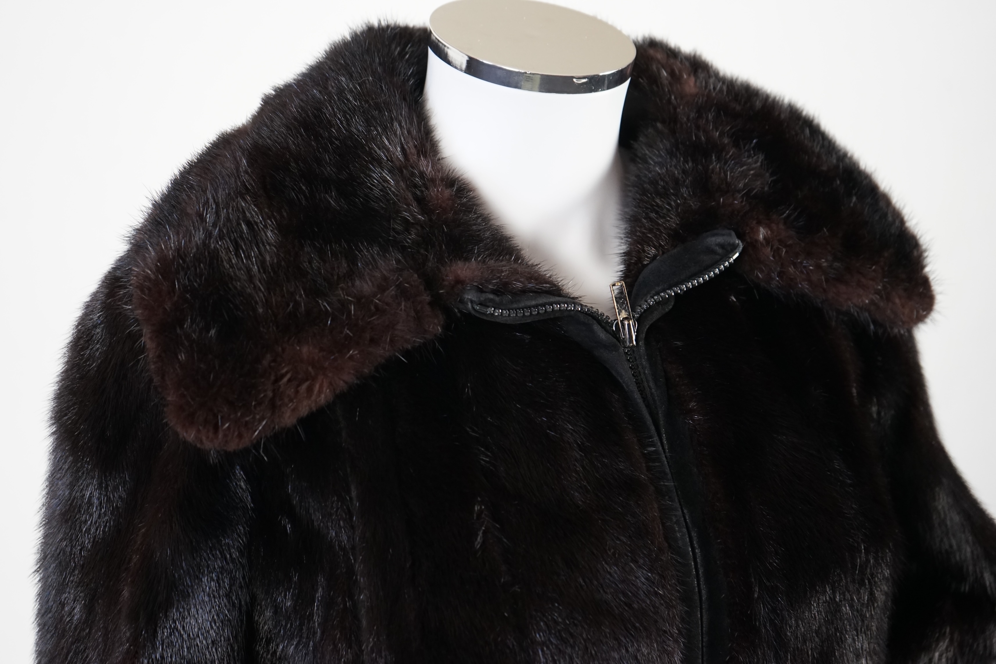 A vintage Christian Dior fur jacket.